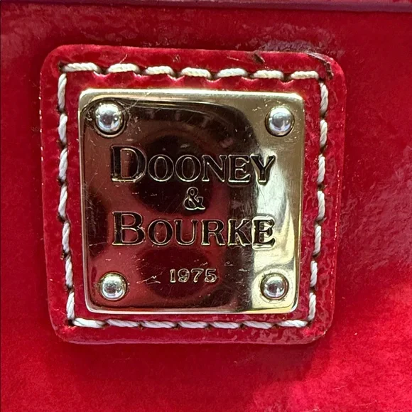Dooney & Bourke Shiny Red Wristlet - Picture 4 of 9